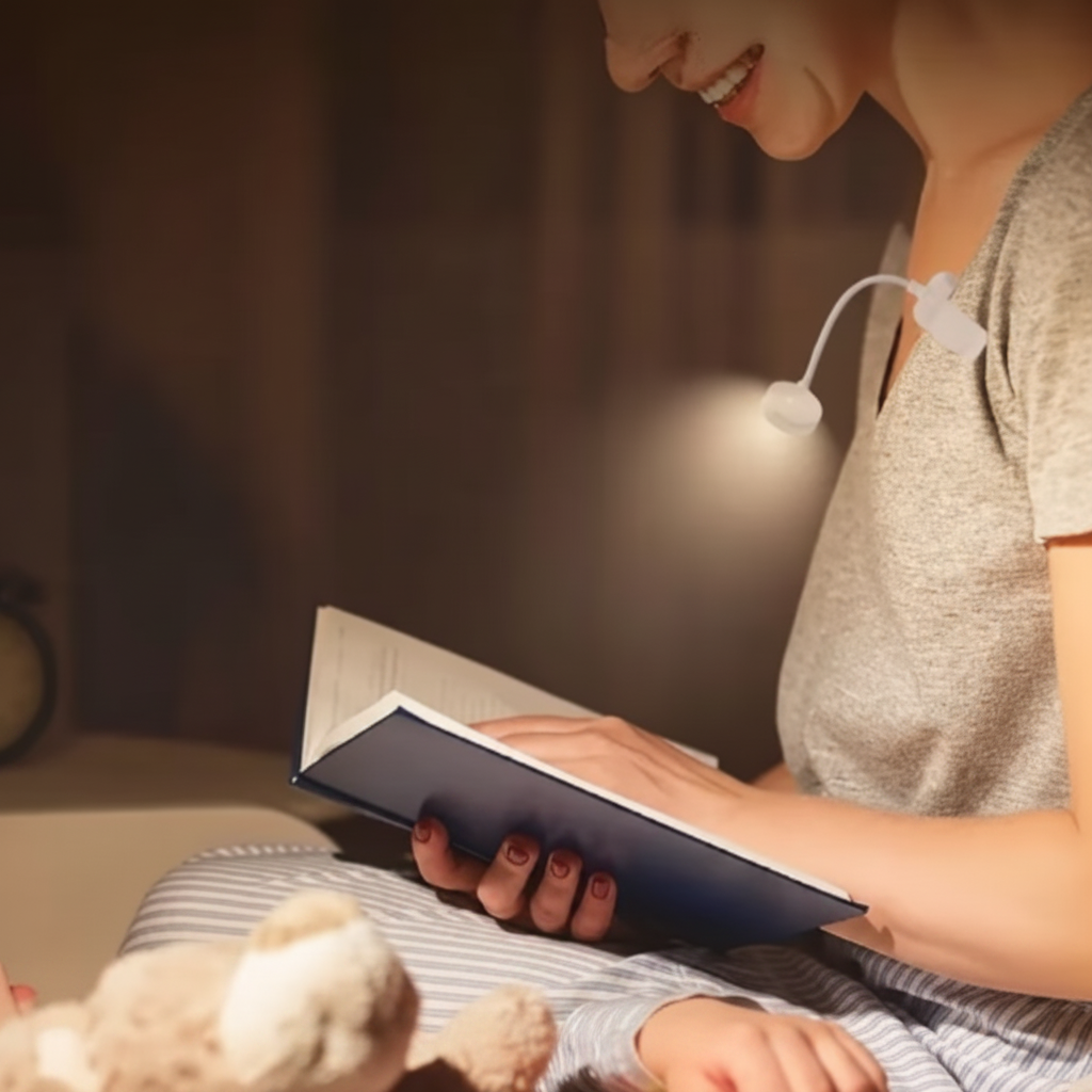 Clip-On LED Reading Light – Stepless Dimming