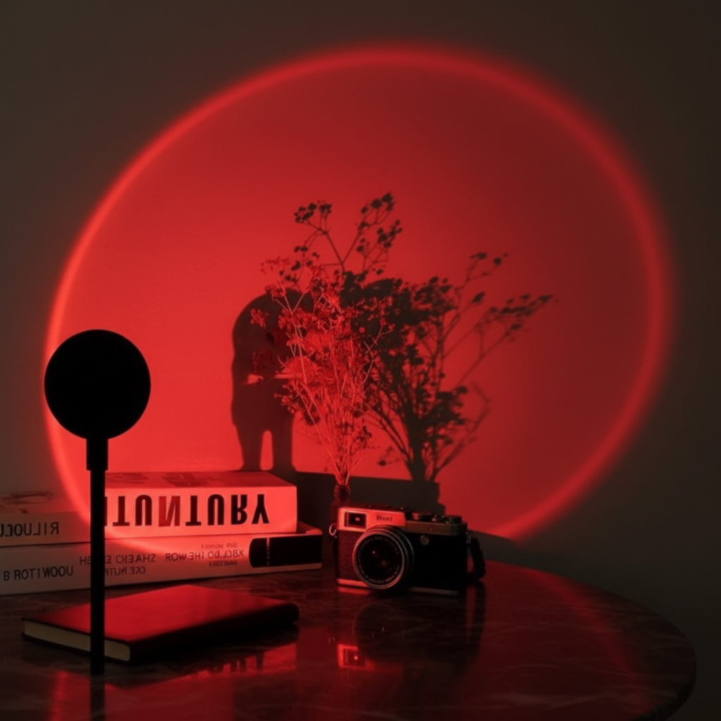 Sunset Projection Lamp – RGB LED Atmosphere Light